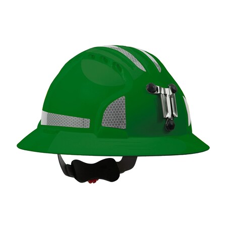 Pip Full Brim Mining Hard Hat with HDPE Shell, 6-Point Polyester Suspension, Wheel Ratchet Adjustment 280-EV6161MCR2-30